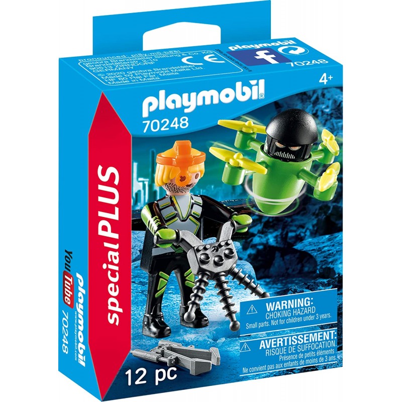 PLAYMOBIL 70248 AGENT ET DRONE