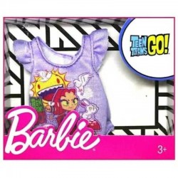 Barbie Tenue vestimentaire Teen Titans go ! Starfire  haut violet  FLP40