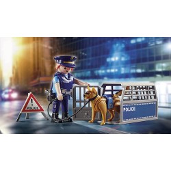 PLAYMOBIL 6924 Barrage de police City Action  Les policiers