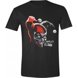 DC Comics - Harley Quinn Smile Men T-Shirt - Black - Medium