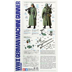 TAMIYA 36306 1/16 WWII German Machinegun runer (GREATCOAT)