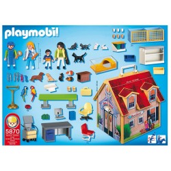 Playmobil 5870 clinique vétérinaire pets jeux de construction