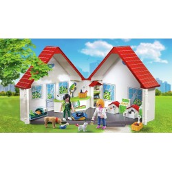 PLAYMOBIL 5633 CITY LIFE MAISON ANIMALERIE TRANSPORTABLE