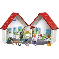 PLAYMOBIL 5633 CITY LIFE MAISON ANIMALERIE TRANSPORTABLE