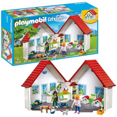 PLAYMOBIL 5633 CITY LIFE MAISON ANIMALERIE TRANSPORTABLE